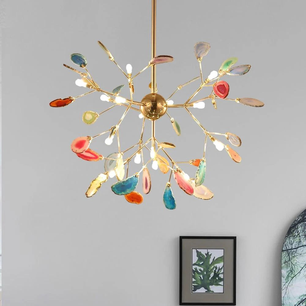 Agate Flake Chandelier - Yiarolight