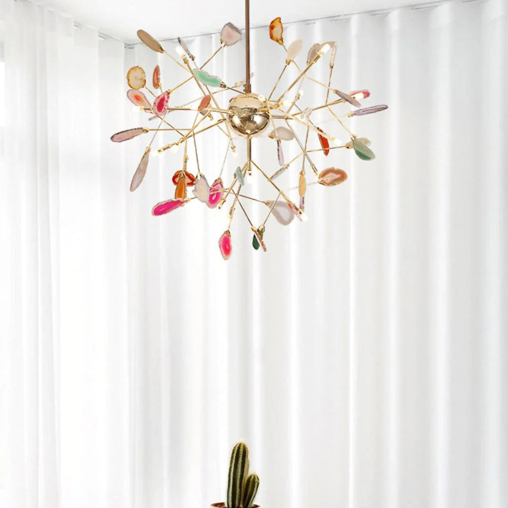 Agate Flake Chandelier - Yiarolight