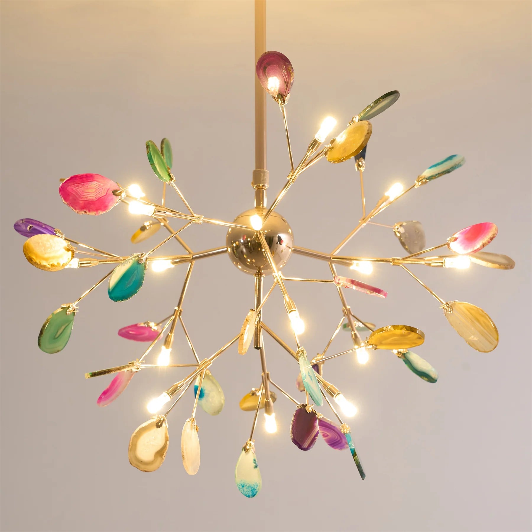 Agate Flake Chandelier - Yiarolight