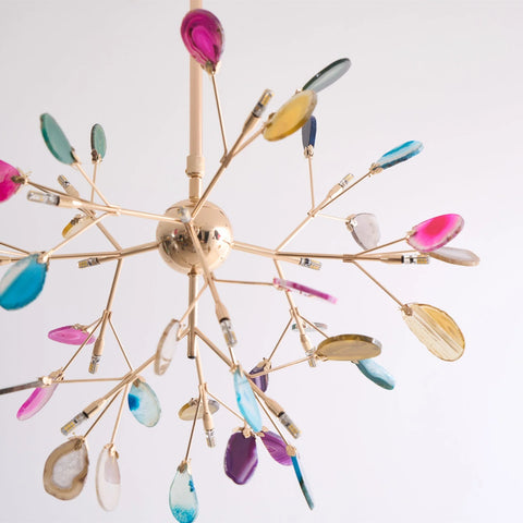 Agate Flake Chandelier - Yiarolight
