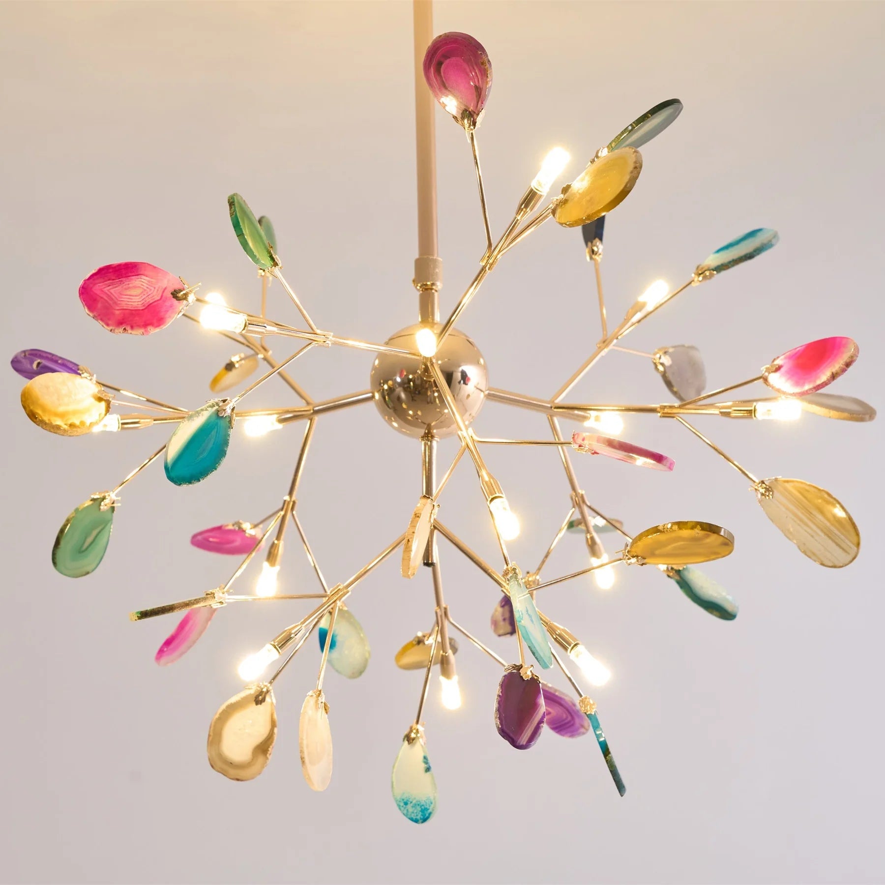 Agate Flake Chandelier - Yiarolight
