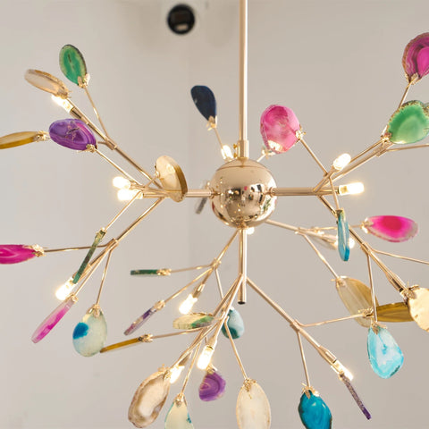 Agate Flake Chandelier - Yiarolight