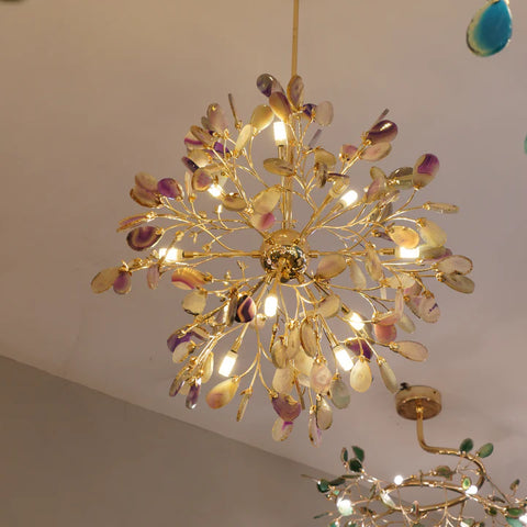 Agate Flake Chandelier - Yiarolight
