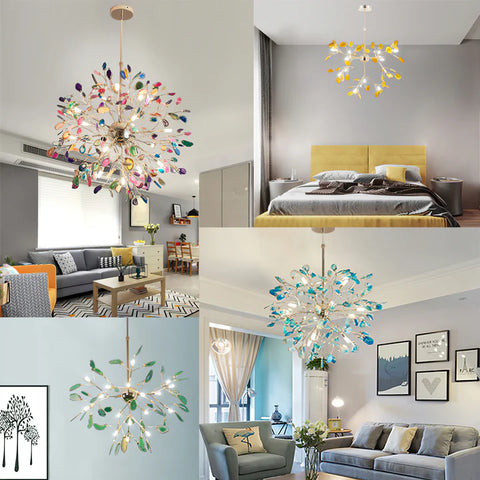 Agate Flake Chandelier - Yiarolight