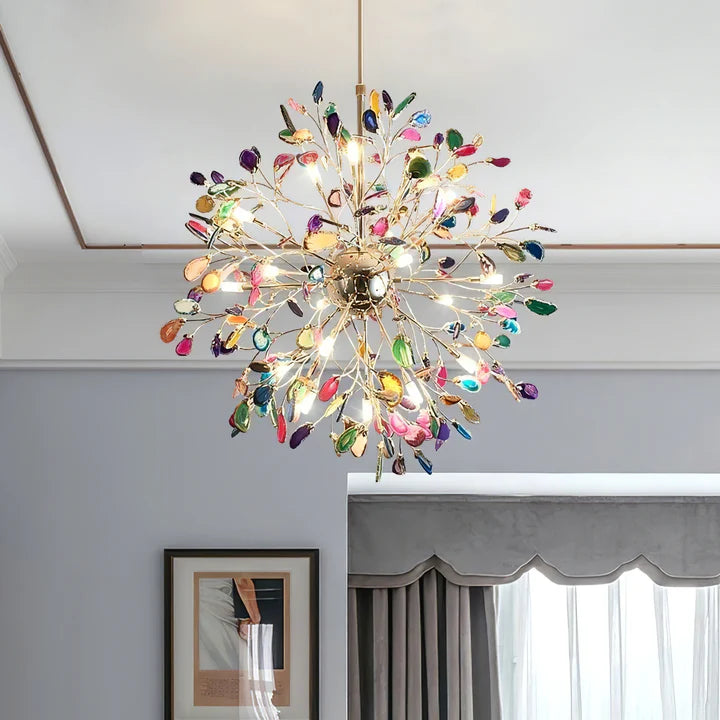 Agate Flake Chandelier - Yiarolight