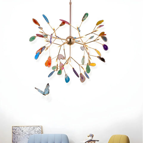Agate Flake Chandelier - Yiarolight