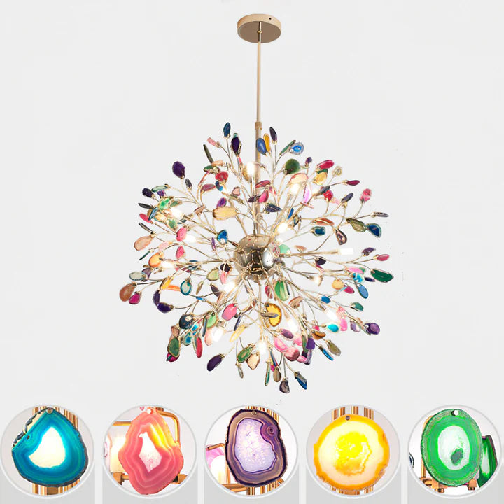 Agate Flake Chandelier - Yiarolight