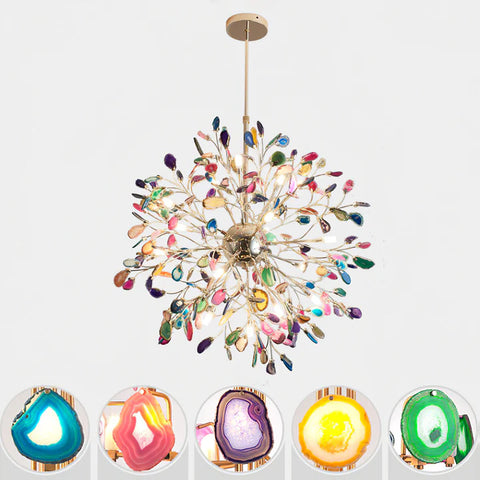 Agate Flake Chandelier - Yiarolight