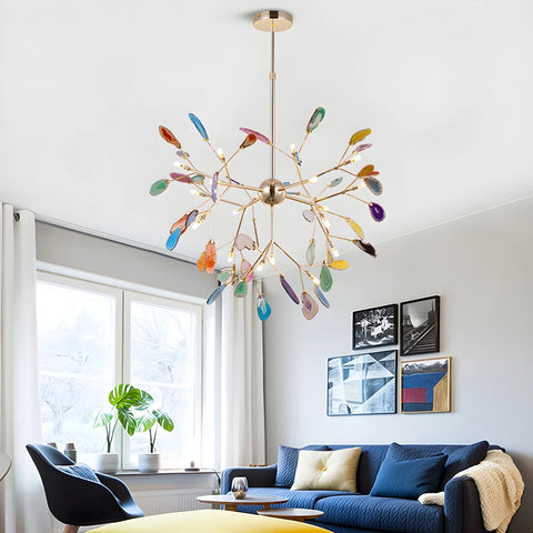 Agate Flake Chandelier - Yiarolight