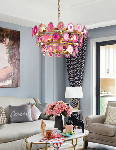 Agate Chandelier