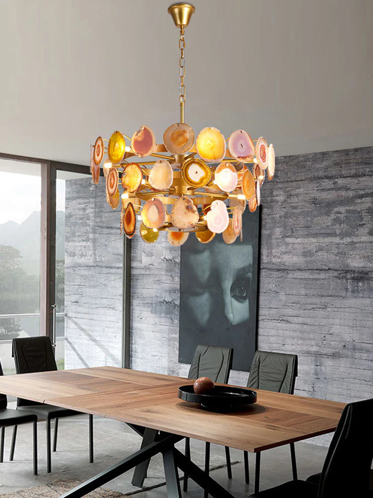 Agate Chandelier