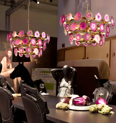 Agate Chandelier