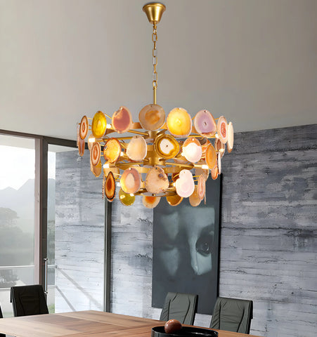 Agate Chandelier