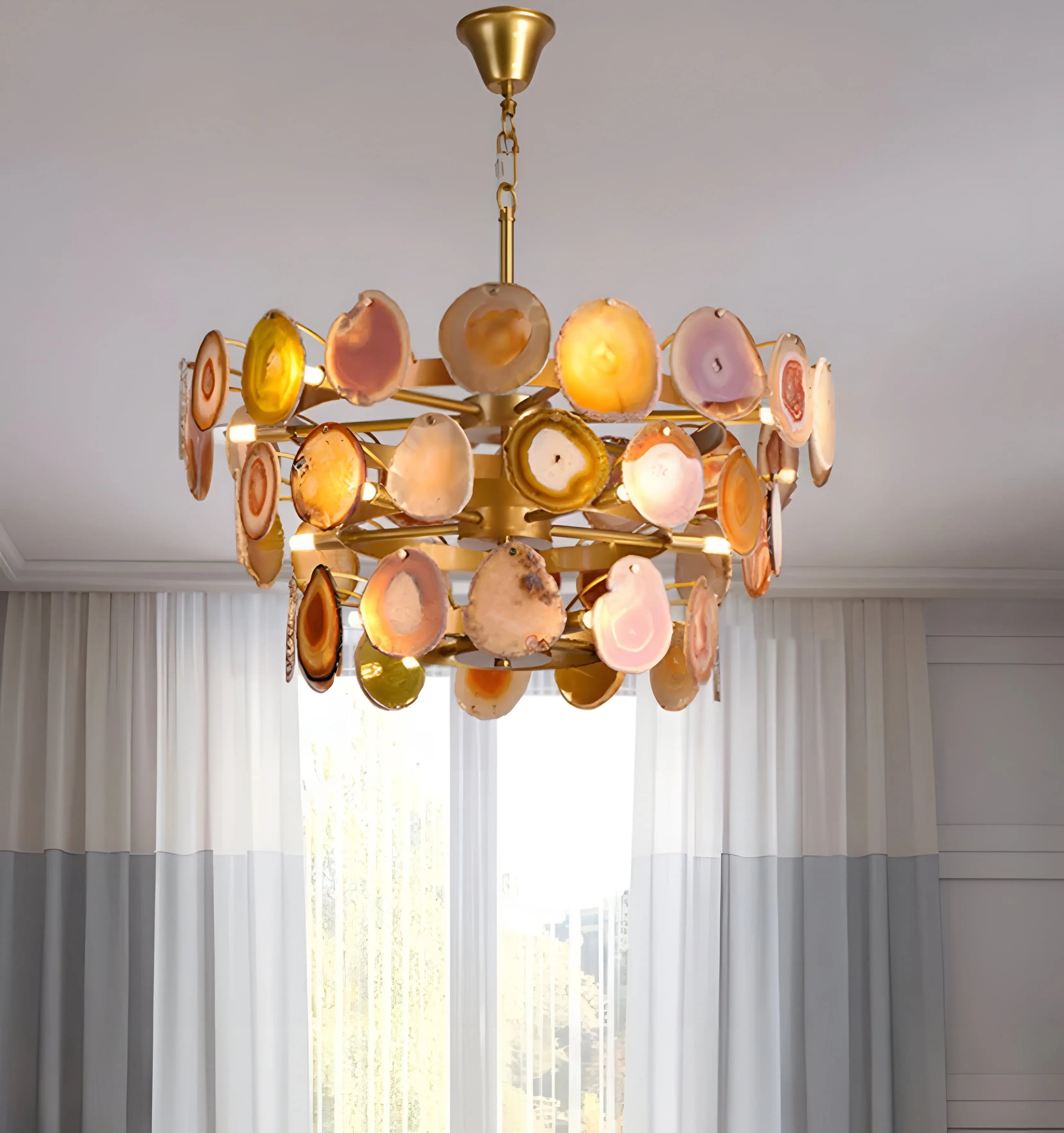 Agate Chandelier