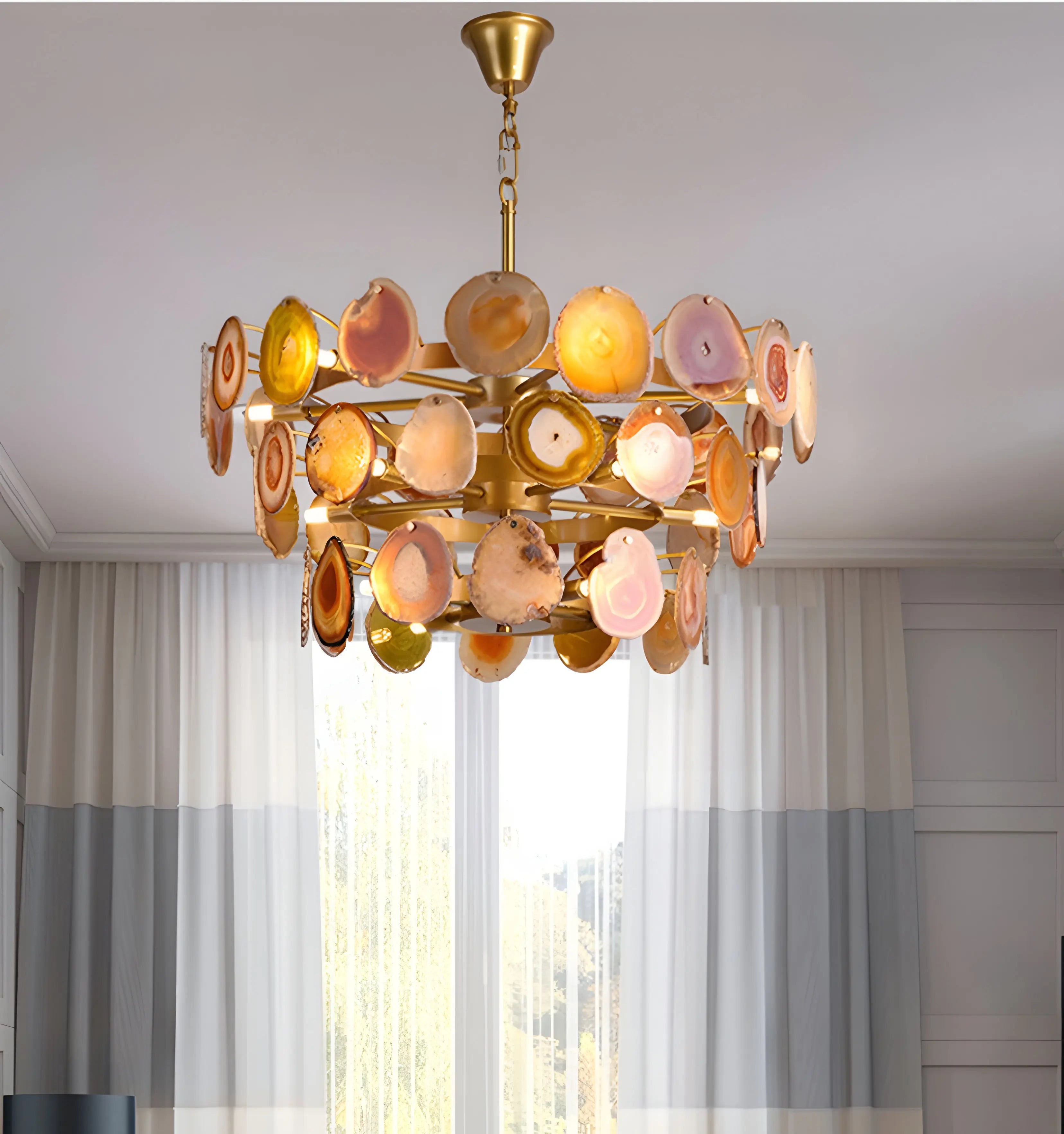 Agate Chandelier