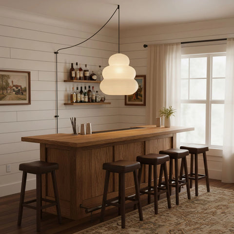 Washi Paper 24N Pendant Swag Light - Yiarolight