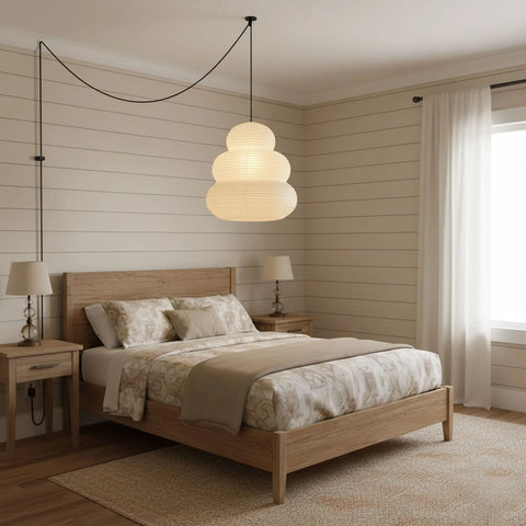 Washi Paper 24N Pendant Swag Light - Yiarolight