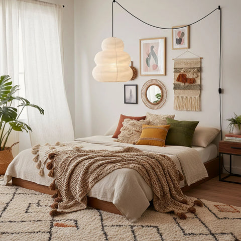 Washi Paper 24N Pendant Swag Light - Yiarolight