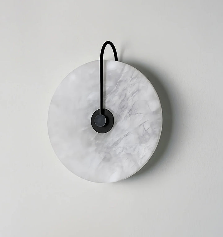 Alabaster Disc Sconce