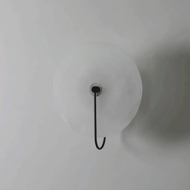Alabaster Disc Sconce