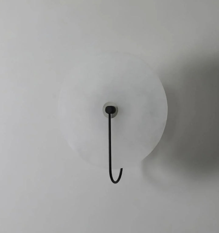 Alabaster Disc Sconce