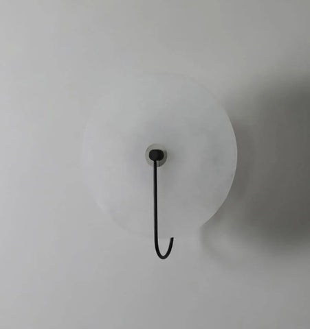 Alabaster Disc Sconce