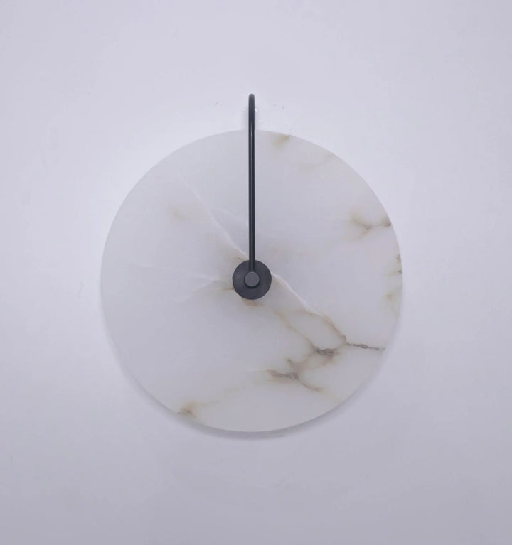 Alabaster Disc Sconce