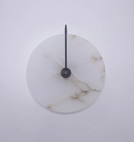 Alabaster Disc Sconce