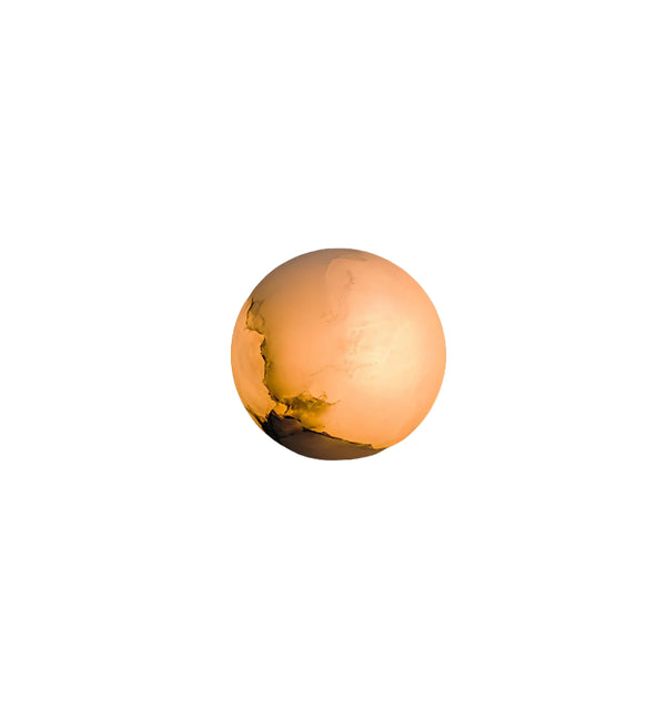 Alabaster Mini Orb Wall Lamp