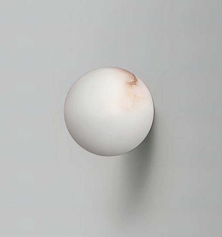 Alabaster Mini Orb Wall Lamp