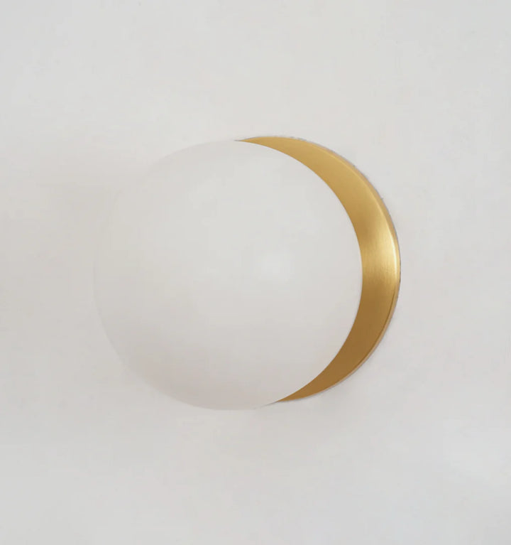 Alabaster Mini Orb Wall Lamp