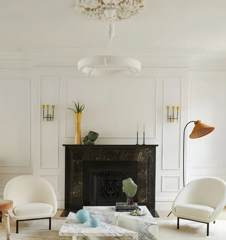 Alta Plaster Chandelier