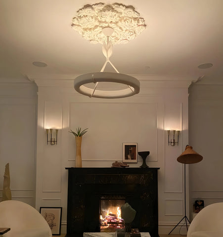 Alta Plaster Chandelier