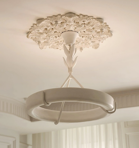 Alta Plaster Chandelier