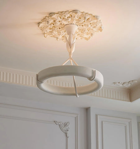Alta Plaster Chandelier
