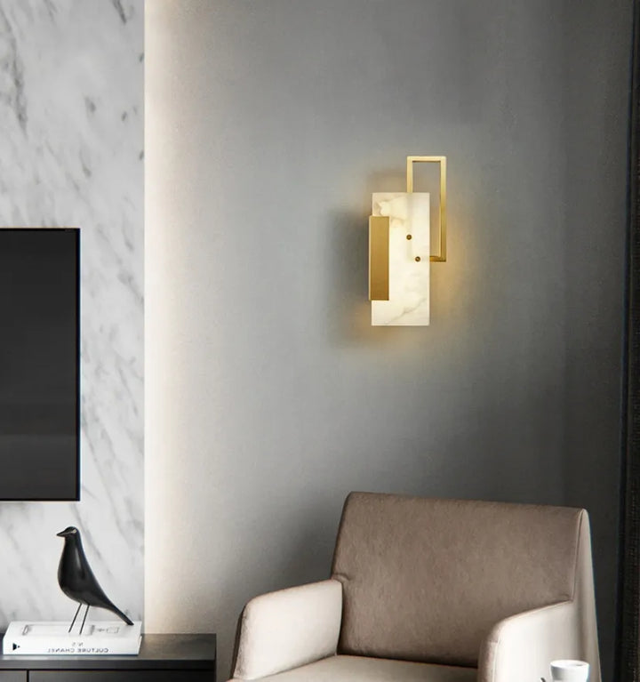 Althea Alabaster Wall Lamp