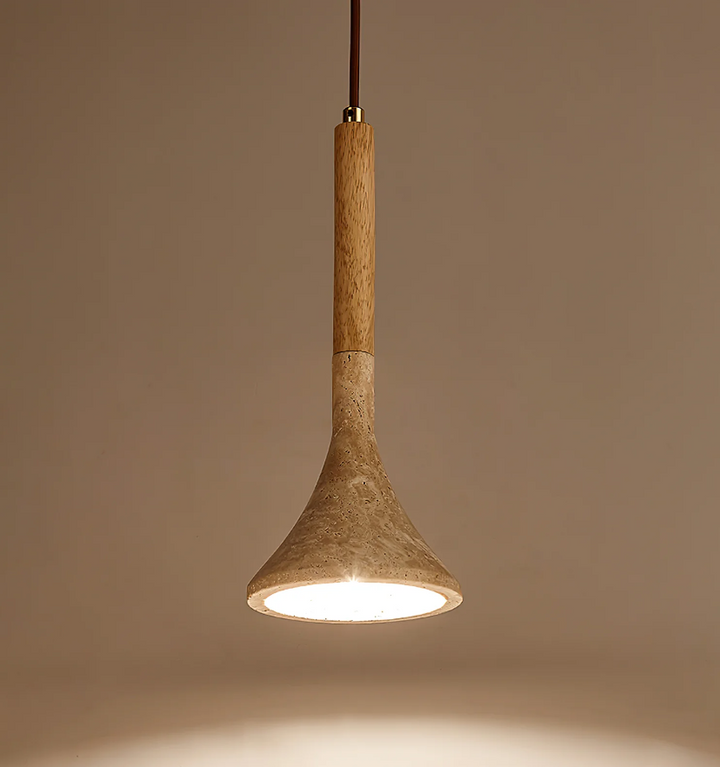 Aplomb Travertine Pendant Lamp