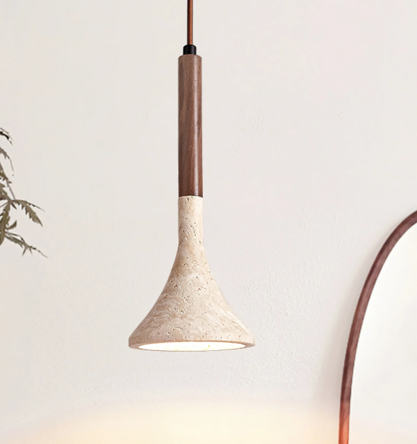 Aplomb Travertine Pendant Lamp