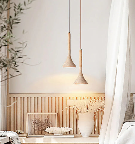 Aplomb Travertine Pendant Lamp