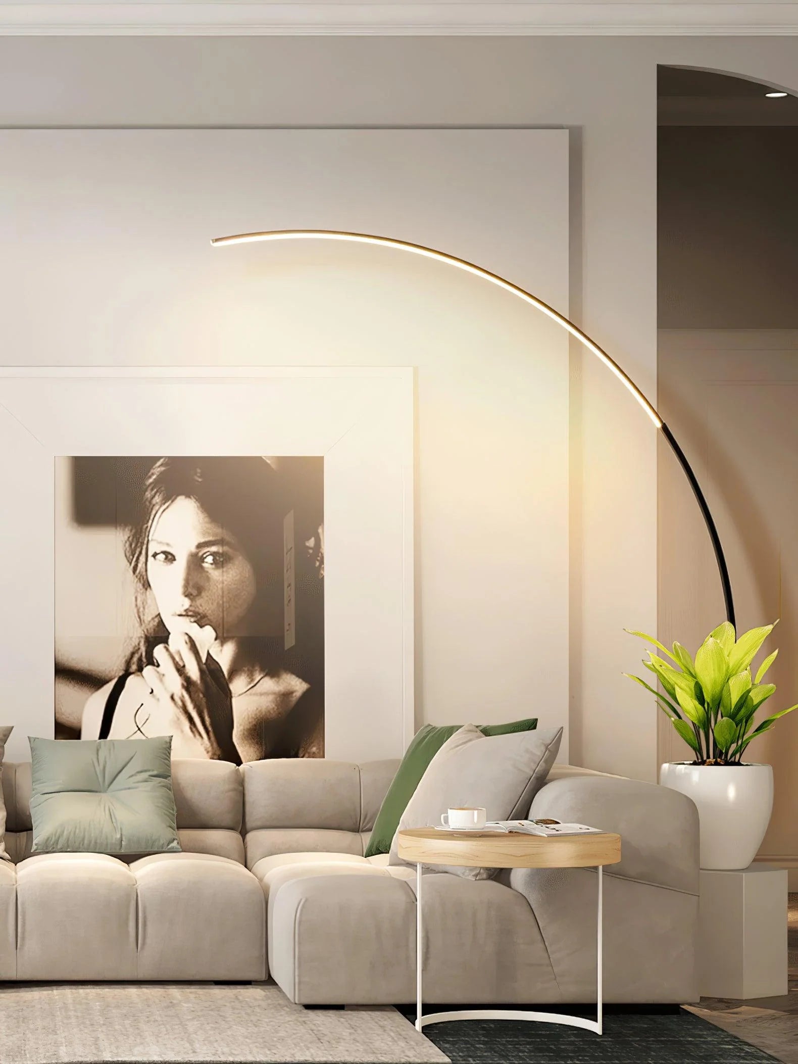 Arc LED Floor Lamp - Yiarolight