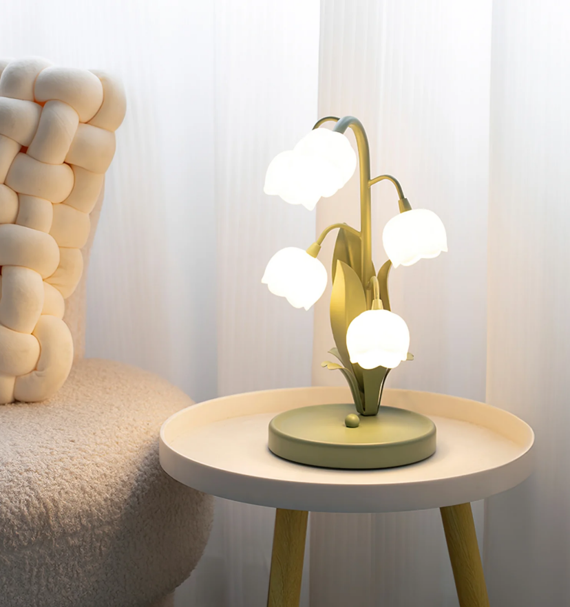 Bell Orchid Table Lamp