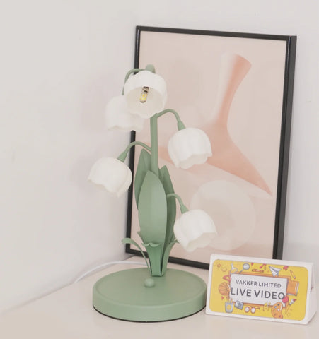 Bell Orchid Table Lamp