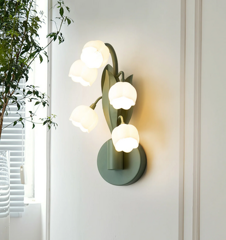 Bell Orchid Wall Lamp
