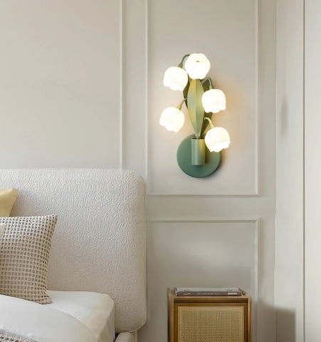 Bell Orchid Wall Lamp