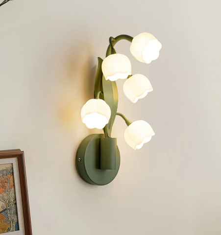 Bell Orchid Wall Lamp