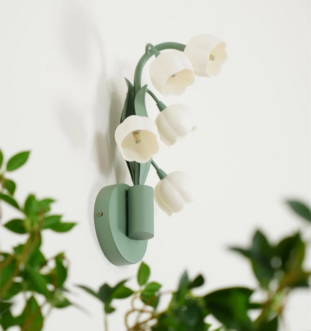 Bell Orchid Wall Lamp