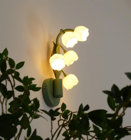 Bell Orchid Wall Lamp