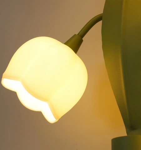 Bell Orchid Wall Lamp