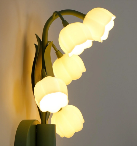 Bell Orchid Wall Lamp