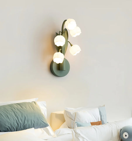 Bell Orchid Wall Lamp